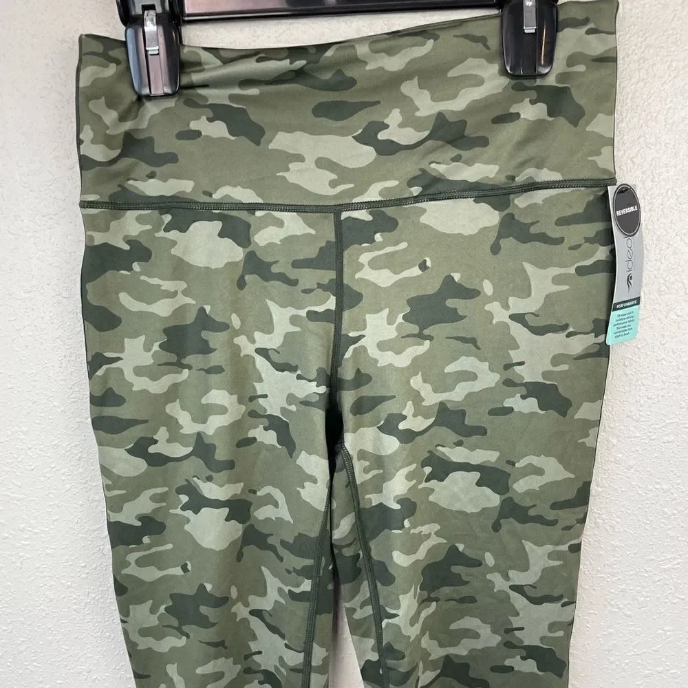 NWT Ideology Camo Athletic 7/8 Length High Rise Leggings Size M